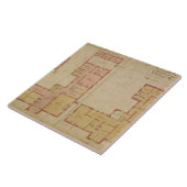 Plannen voor het Rode Huis, Bexley Heath, 1859 (pe Tegeltje (Zijkant)