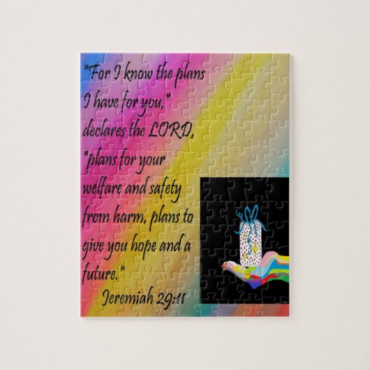 Plannen voor hoop en een toekomst legpuzzel (Verticaal)