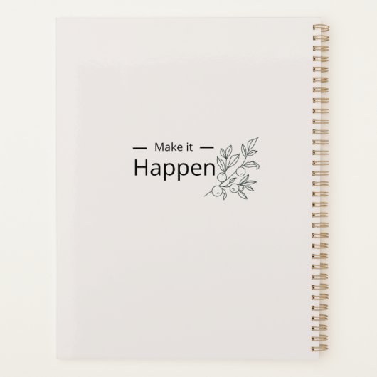 Planner (Achterkant)