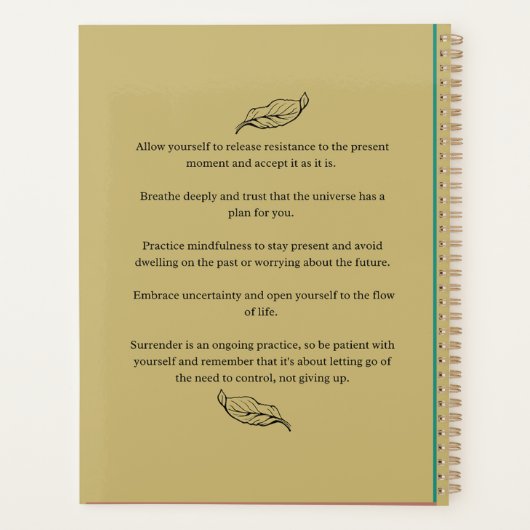 Planner (Achterkant)