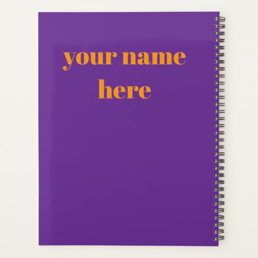 Planner (Achterkant)