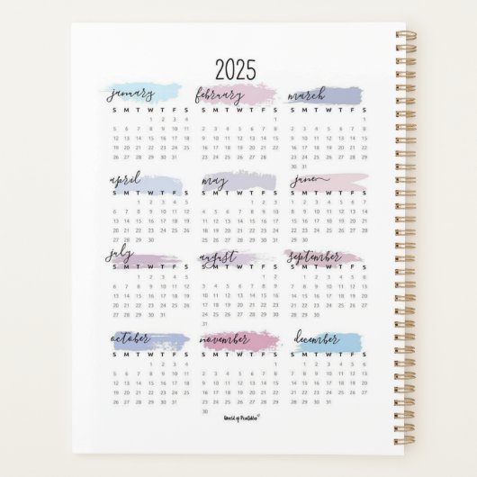 Planner (Achterkant)