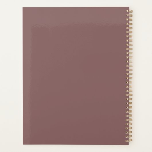 Planner (Achterkant)