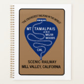 Planner 1911 Crookedest Railroad Mt Tamalpais CA (Voorkant)