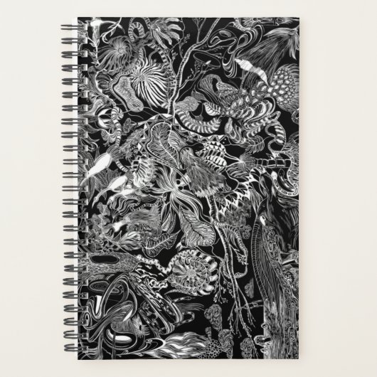 Planner 2022 - Oorspronkelijke zwart-witkunst (Voorkant)