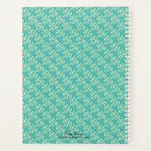 Planner 2023  Aqua Floral 2023 (Achterkant)
