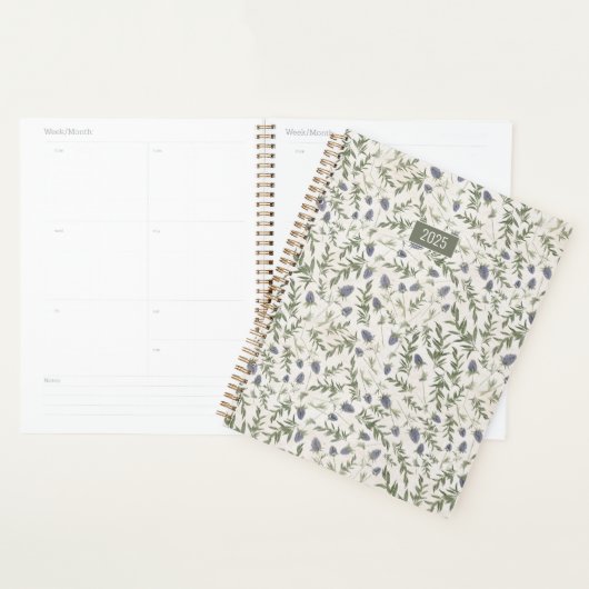 Planner 2025 Thistle Flowers (Display)