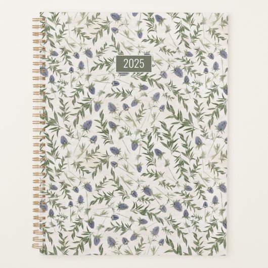 Planner 2025 Thistle Flowers (Voorkant)