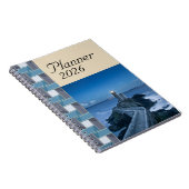 Planner 2026 Notitieboek Blauwe Zee Serene (Rechterzijde)