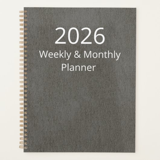 Planner 2026 Weekly and Monthly (Voorkant)