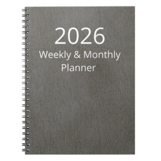 Planner 2026 Weekly and Monthly Notitieboek