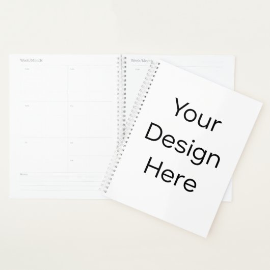 Planner 21,59 cm x 27,94 cm  Hardcover Spiraal Wit (Display)