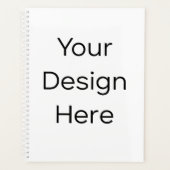Planner 21,59 cm x 27,94 cm  Hardcover Spiraal Wit (Voorkant)