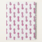 Planner (21,6 x 28 cm) - Pink Pattern (Achterkant)