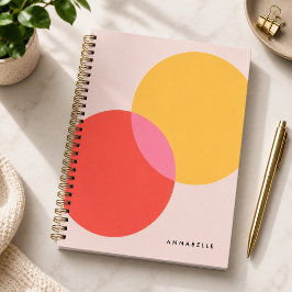 Planner | Aangepaste Abstracte Kleurenblok Organiz