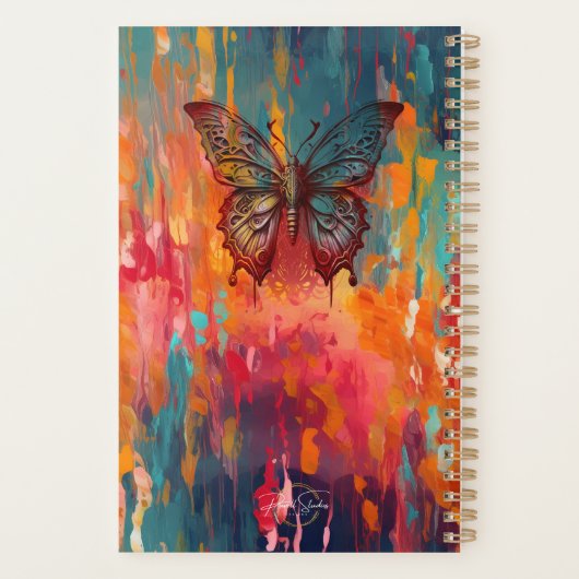 Planner, agenda, organisator Butterfly Dali Planner (Achterkant)