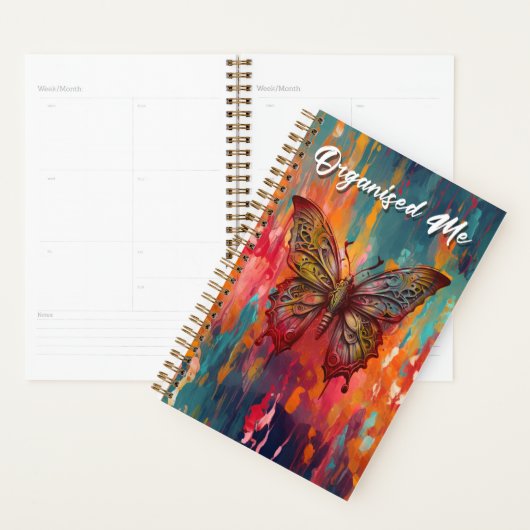Planner, agenda, organisator Butterfly Dali Planner (Display)