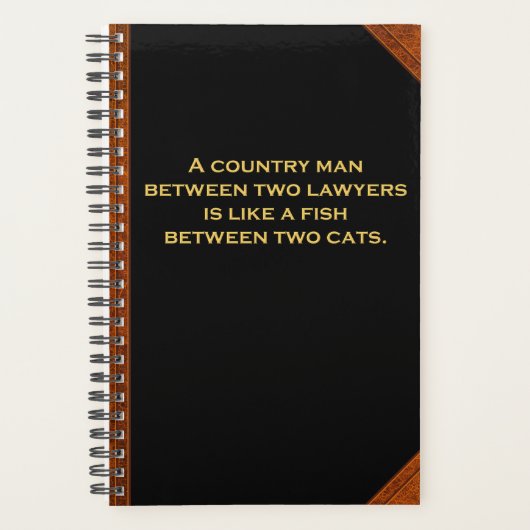 Planner Ben Franklin citeert advocaten  stijl (Voorkant)