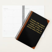 Planner Ben Franklin Quote Hard Steel  (Display)