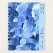 Planner - Blauwe hortensia (Voorkant)