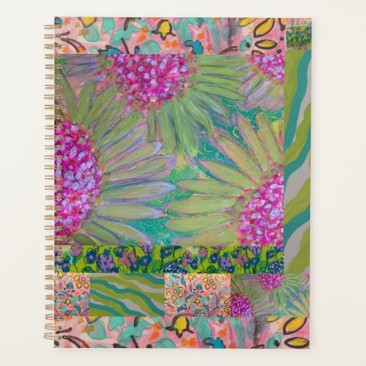 Planner - Bloemig Abstract 8 (Voorkant)