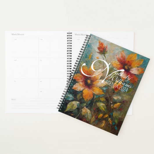  planner, boho, botanische agenda (Display)