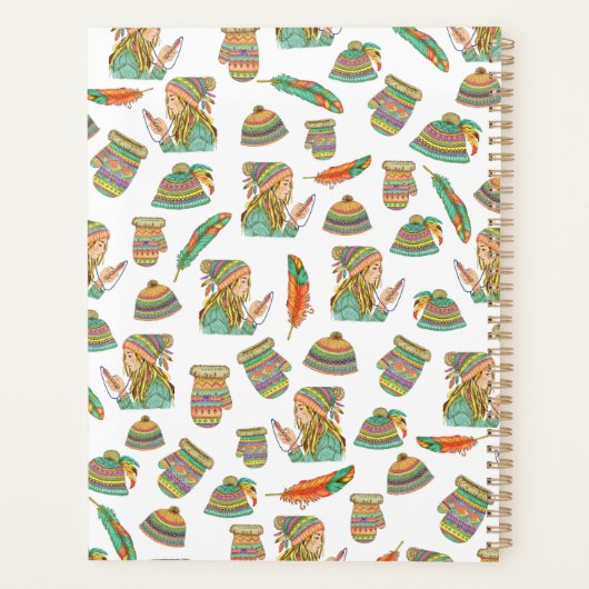 Planner Boho Pet Girl (Achterkant)