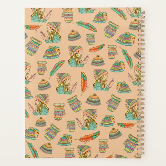 Planner Boho Pet Girl (Achterkant)