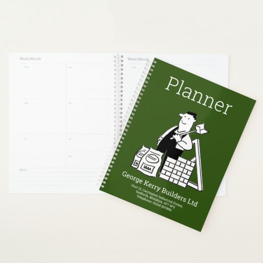 Planner bouwbedrijf bouwbedrijf (Display)
