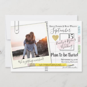Planner Bullet Journal Agenda Foto Save The Date