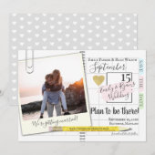 Planner Bullet Journal Kalender Foto Save The Date (Voorkant / Achterkant)