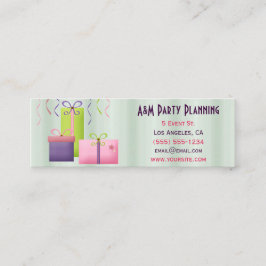 Planner cadeaus mini visitekaartje