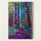 Planner California Redwood Trees (Glas in lood) (Achterkant)