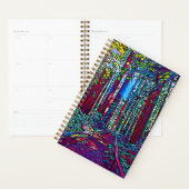 Planner California Redwood Trees (Glas in lood) (Display)