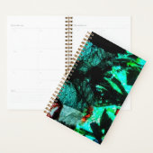 Planner dubbelblauw abstracte geest planner (Display)