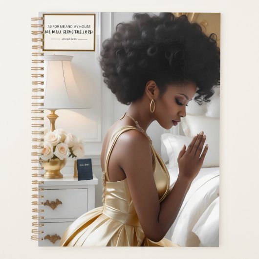 Planner - Elegante biddende moeder 8,5 "x11" (Voorkant)