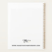 Planner - Elegante biddende moeder 8,5 "x11" (Achterkant)