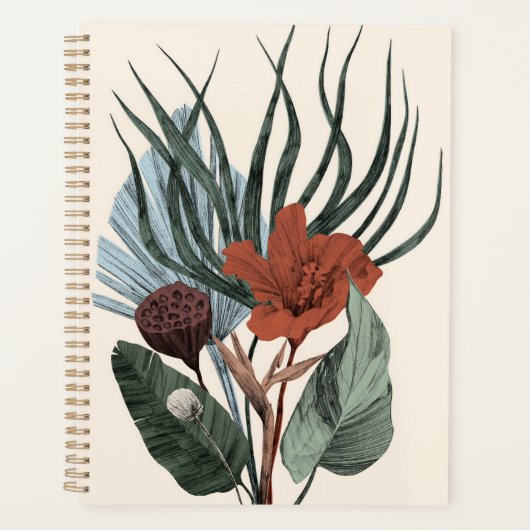 Planner Elegante  Botanische Kunst Print (Voorkant)