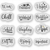 Planner Essentials: Everyday Moments Stickerblad Sticker (Voorkant)