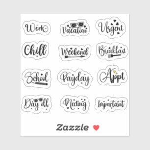 Planner Essentials: Everyday Moments Stickerblad Sticker