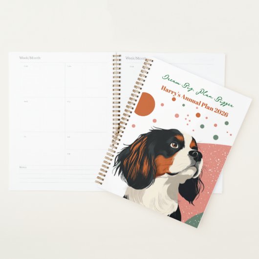 Planner For Dog Lover | King Charles Cavalier (Display)