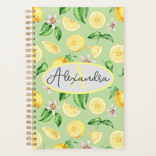Planner - Gepersonaliseerde monogram naam BrightSt (Voorkant)