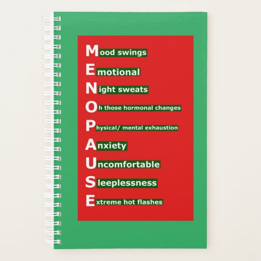 Planner: Gift Planner voor menopauzale vrouwen (Voorkant)