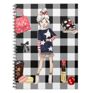 planner girl en notitieboeken