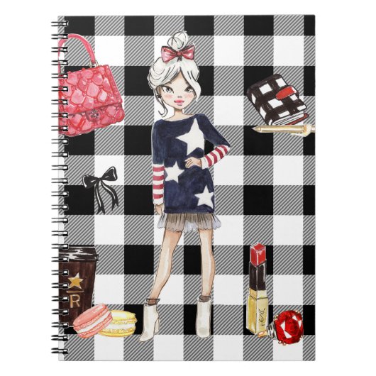 planner girl en notitieboeken (Voorkant)