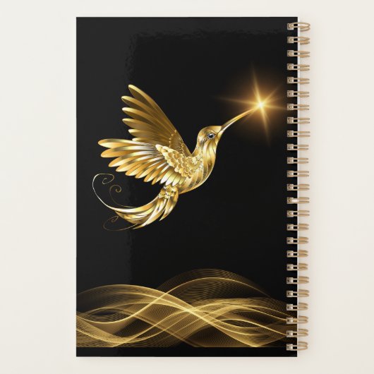 Planner Gold Hummingbird (Achterkant)