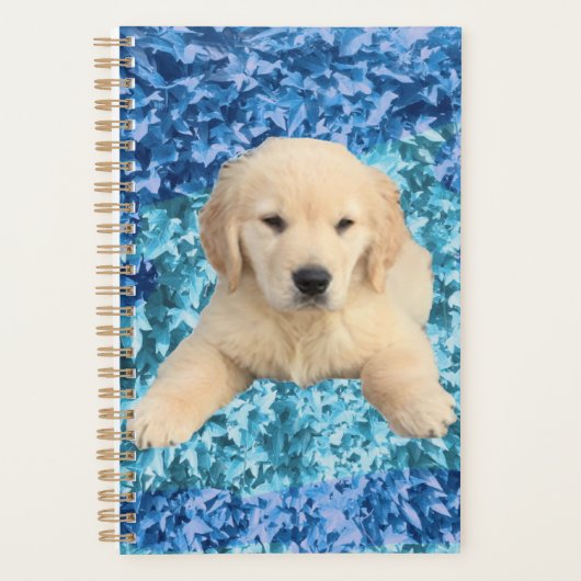 Planner - Golden Retriever Puppy (Voorkant)