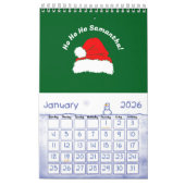 Planner Green Red White Santa Merry Christmas Kalender (Jan 2026)