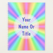 Planner - Groovy Radiant Rainbow (Voorkant)