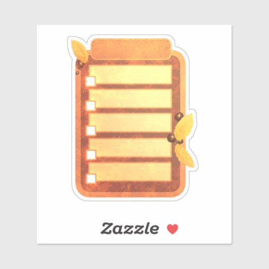 Planner Herfst Sticker te doen Lijst Scrapbook (Vel)